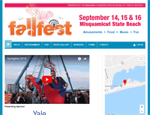 Tablet Screenshot of misquamicutfestival.org